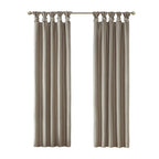 Twist Tab Total Blackout Window Curtain Panel Pewter 50x84"