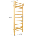 Gymnastics Wood Stall Bar - Multi-Use Swedish Ladder