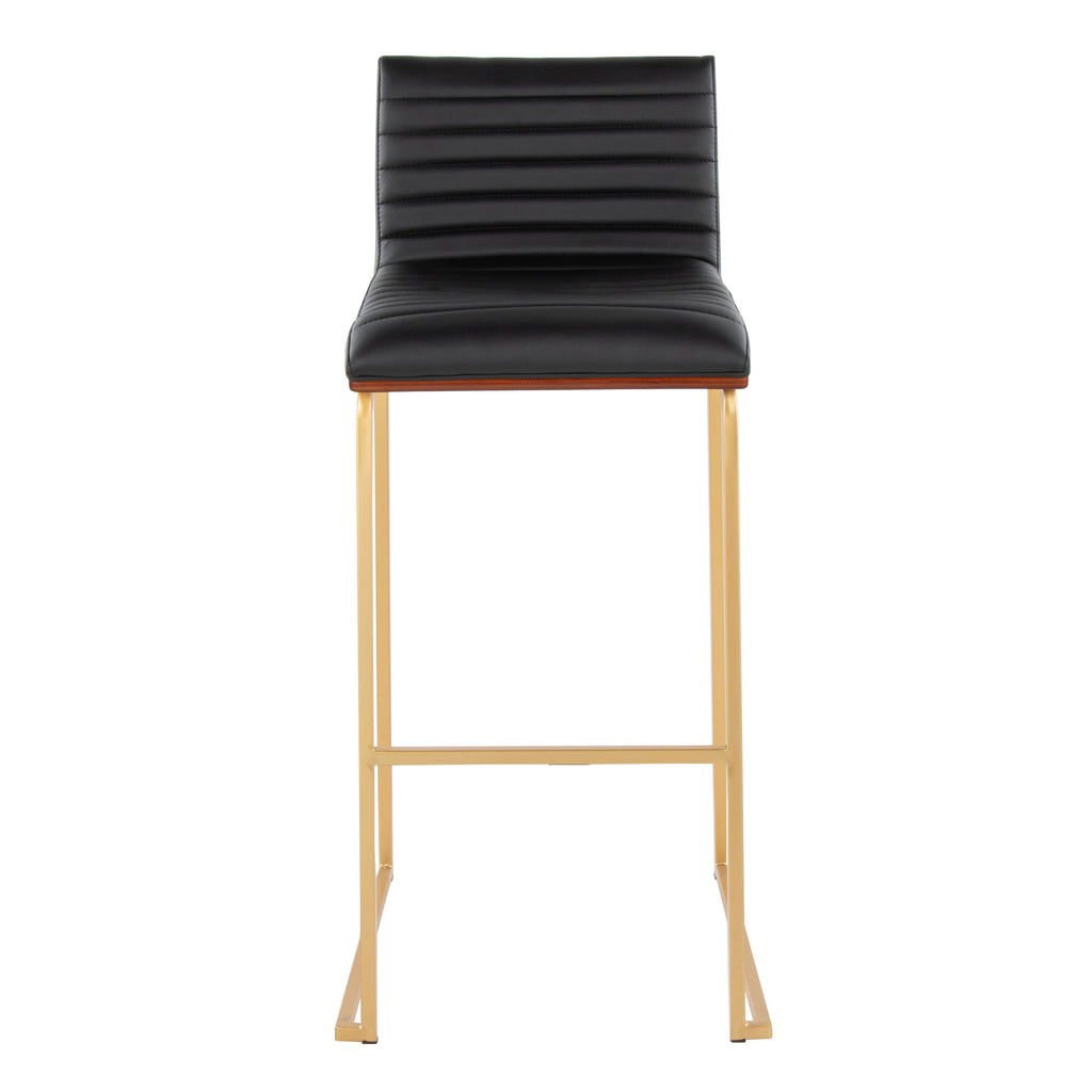 30" Contemporary Fixed-Height Barstool