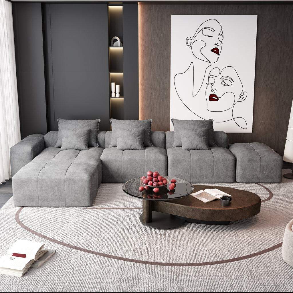 Modern Oversized Modular Sectional Sofa
