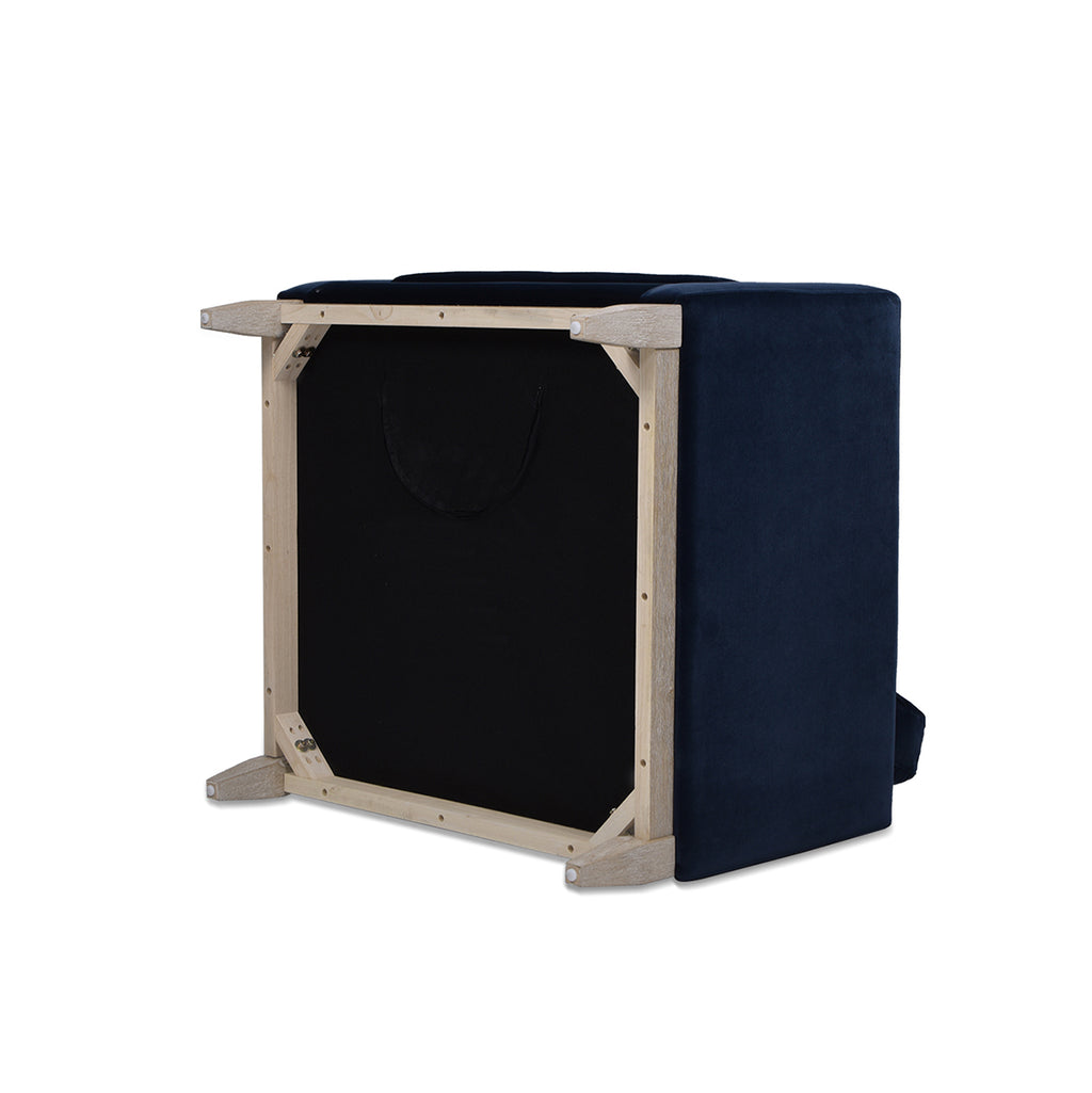 Knox 36" Modern Farmhouse Arm Chair, Dark
