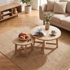 Set of 2 Round Nesting Coffee Tables