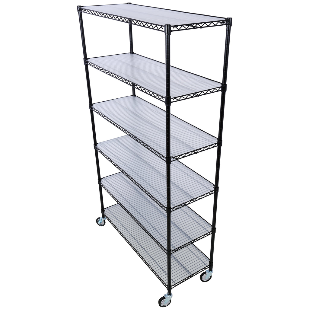 6 Tier 6000lbs Capacity NSF Metal Shelf Wire Shelving Unit