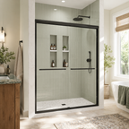 Framed Double Sliding Shower Door - 44-48" W x 76" H