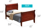 Charming Traditional Cherry Bed