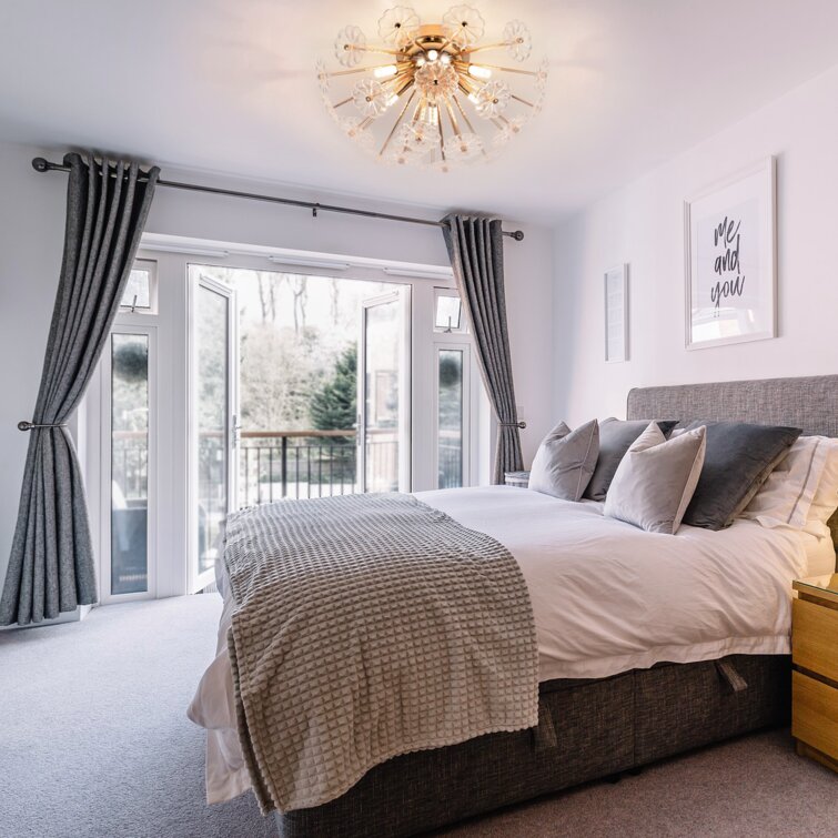 Gold Flush Mount Ceiling Light