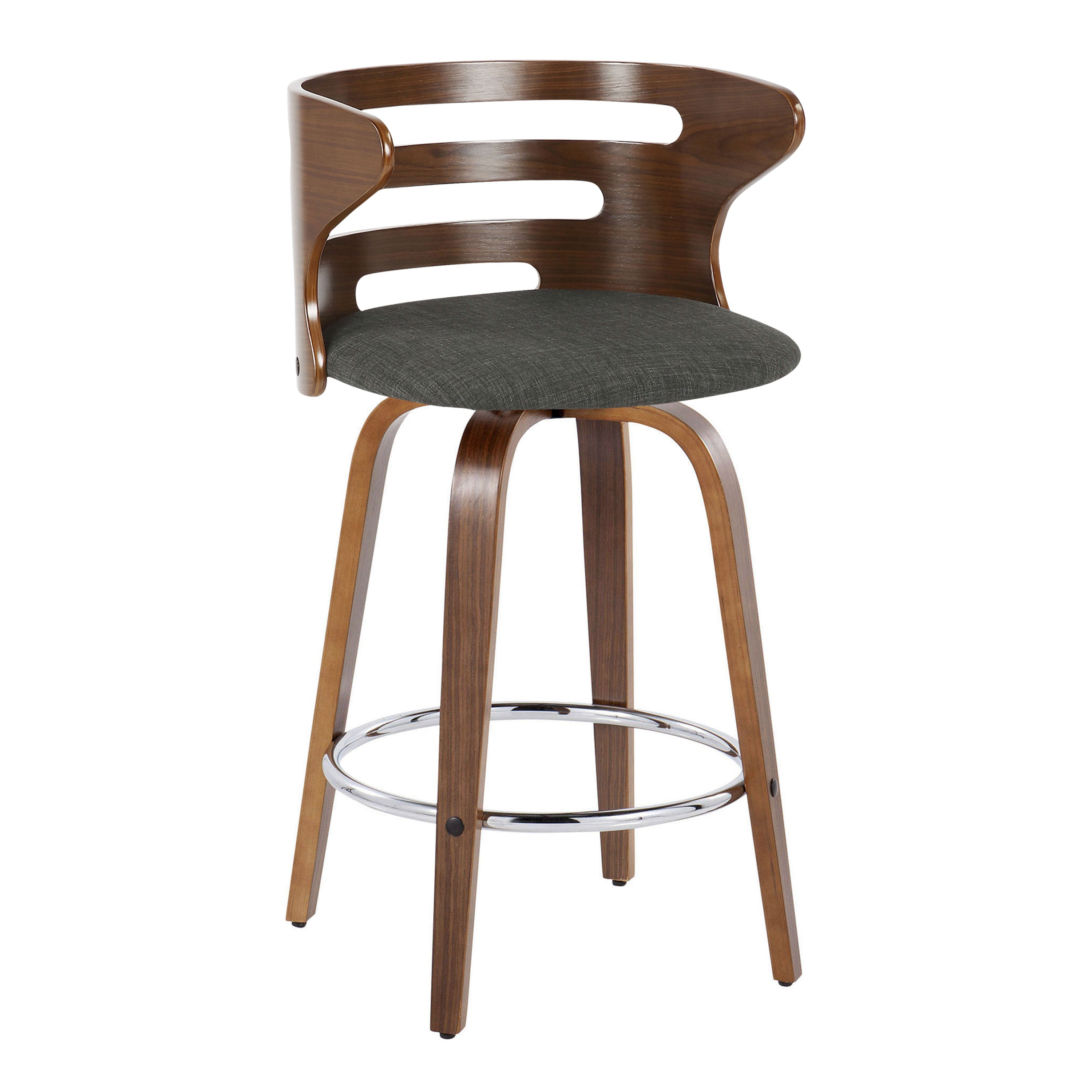 Fixed-Height Counter Stool with Swivel