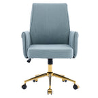Mid-back Liftable Office Chair in Striped Fabric