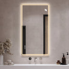 48 In. x 24 In. LED Bathroom Vanity Wall Mirror