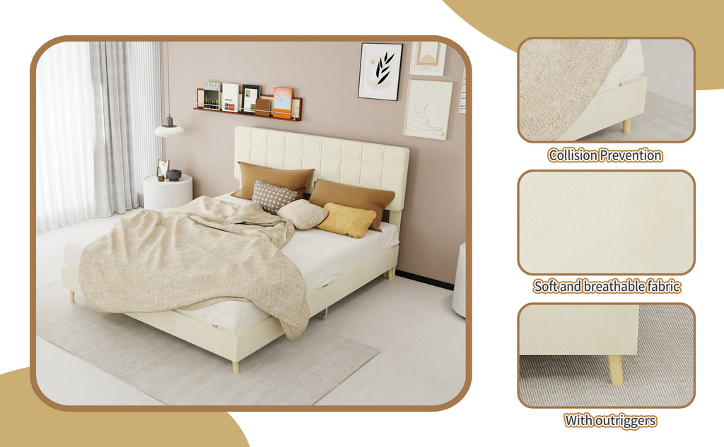 Modern Upholstered Bed Frame