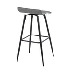 30" Contemporary Fixed-Height Bar Stool