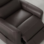 Faux Leather Power Lift Chair in Bentley
