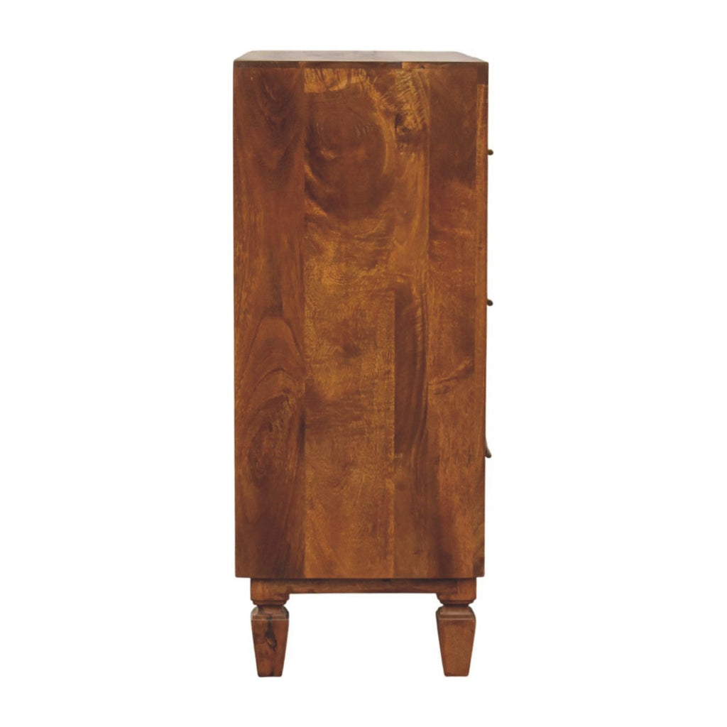 Solid Wood Cadiz Carved Chest