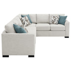 Radison Greige Upholstered Sectional Sofa
