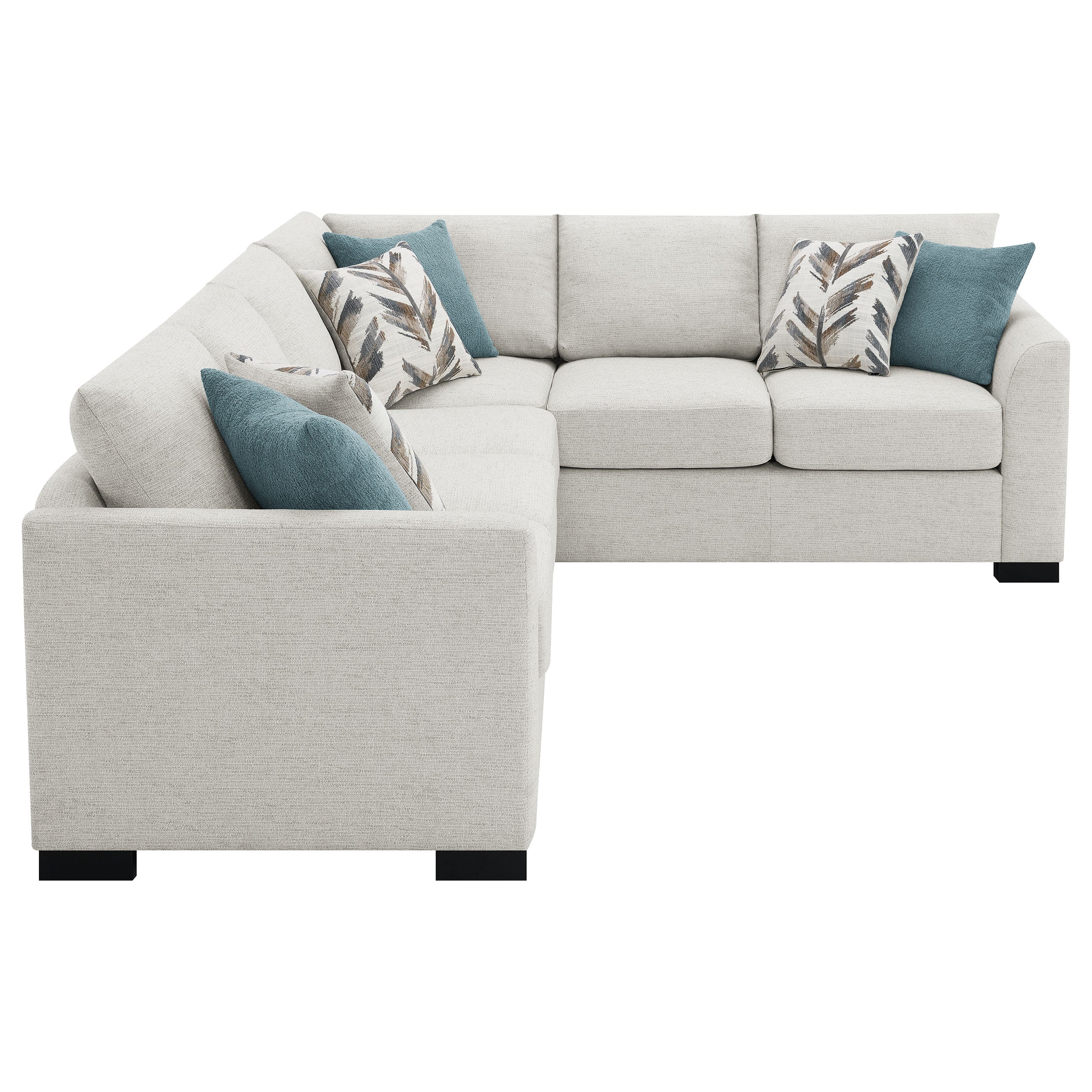 Radison Greige Upholstered Sectional Sofa