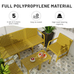Summer 5-Piece Indoor/Outdoor Furniture Set