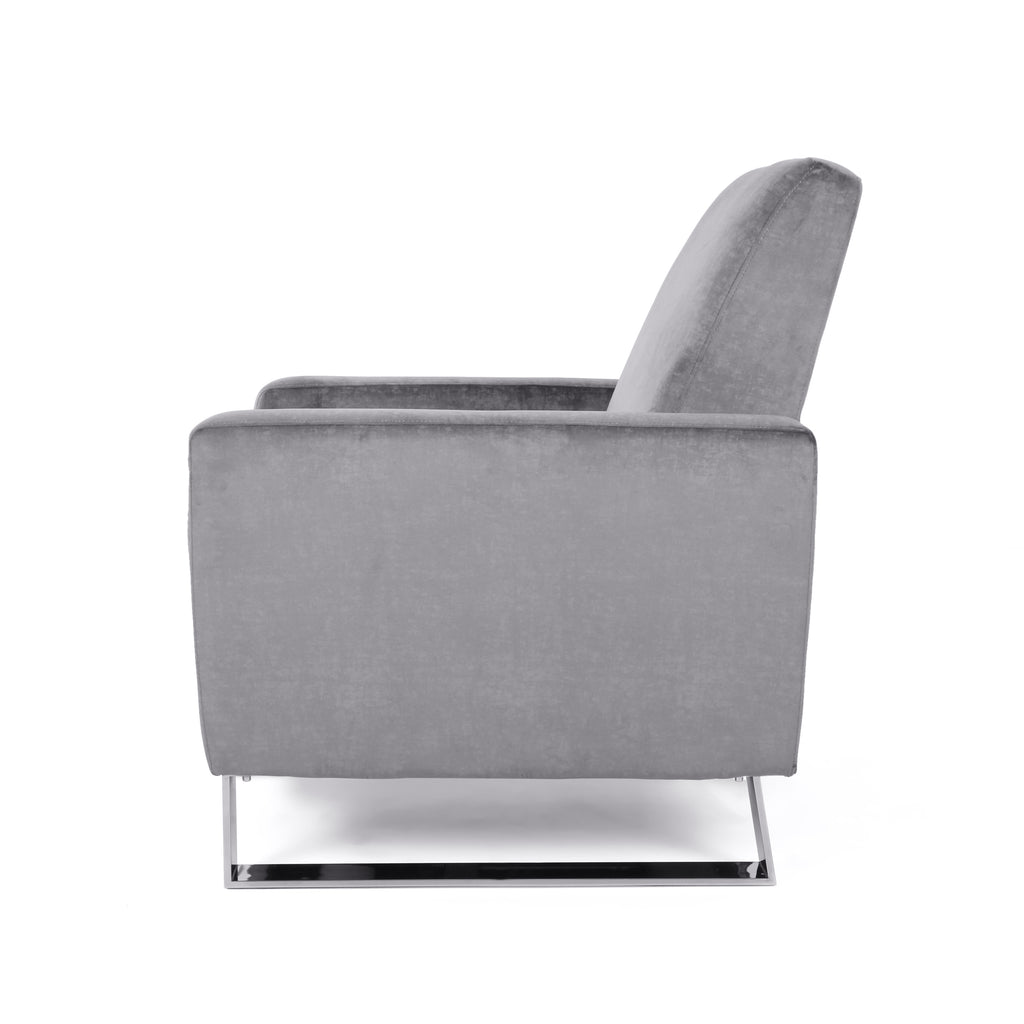 Arvin Push Back High Metal Leg Recliner
