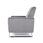 Arvin Push Back High Metal Leg Recliner