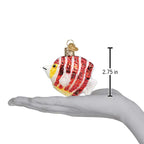 Peppermint Angelfish Ornament