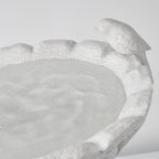 16.54" Garden Bird Bath Statue, Resin