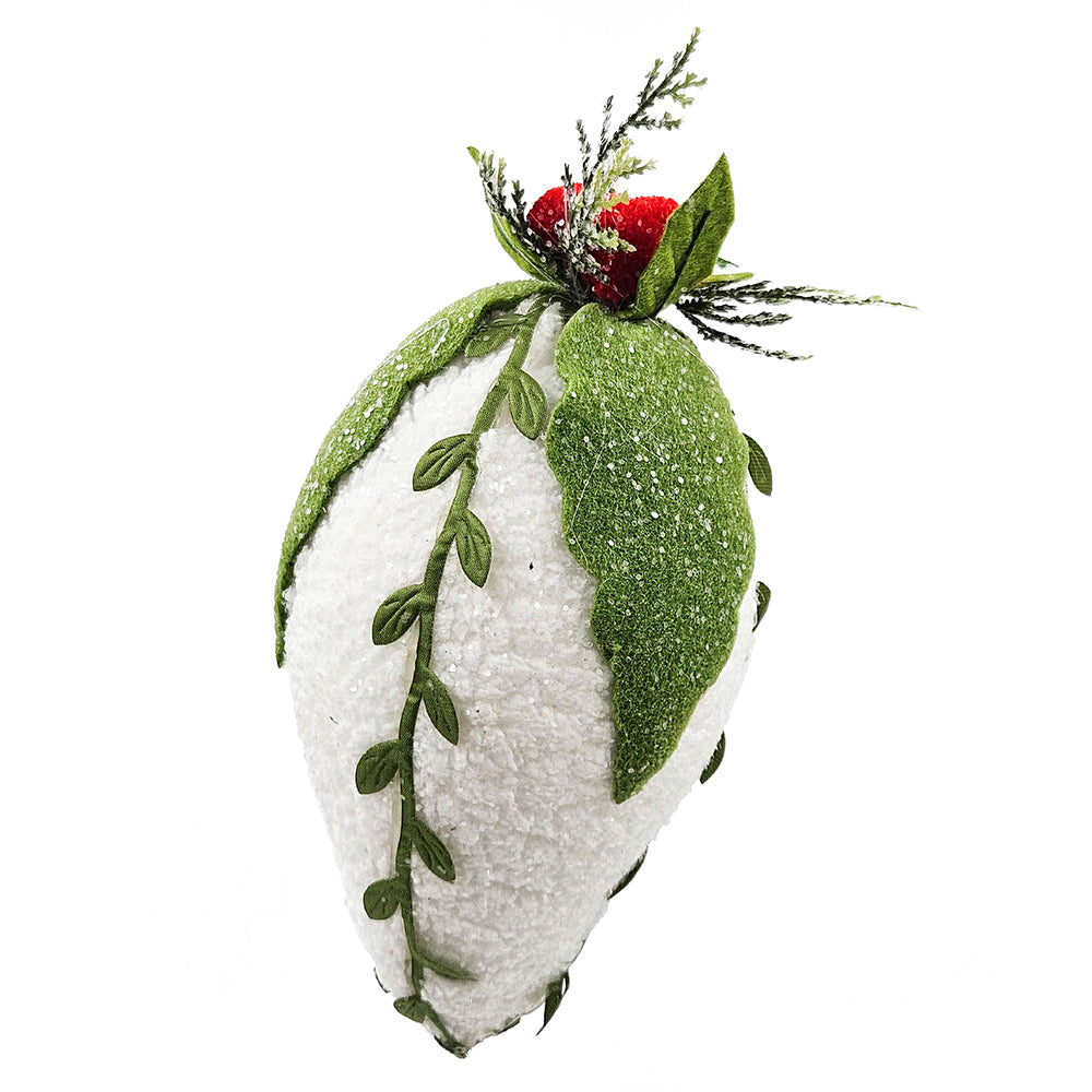 Iced Pinecone Decorative Hanging Ball Christmas Tree Ornaments
