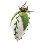 Iced Pinecone Decorative Hanging Ball Christmas Tree Ornaments