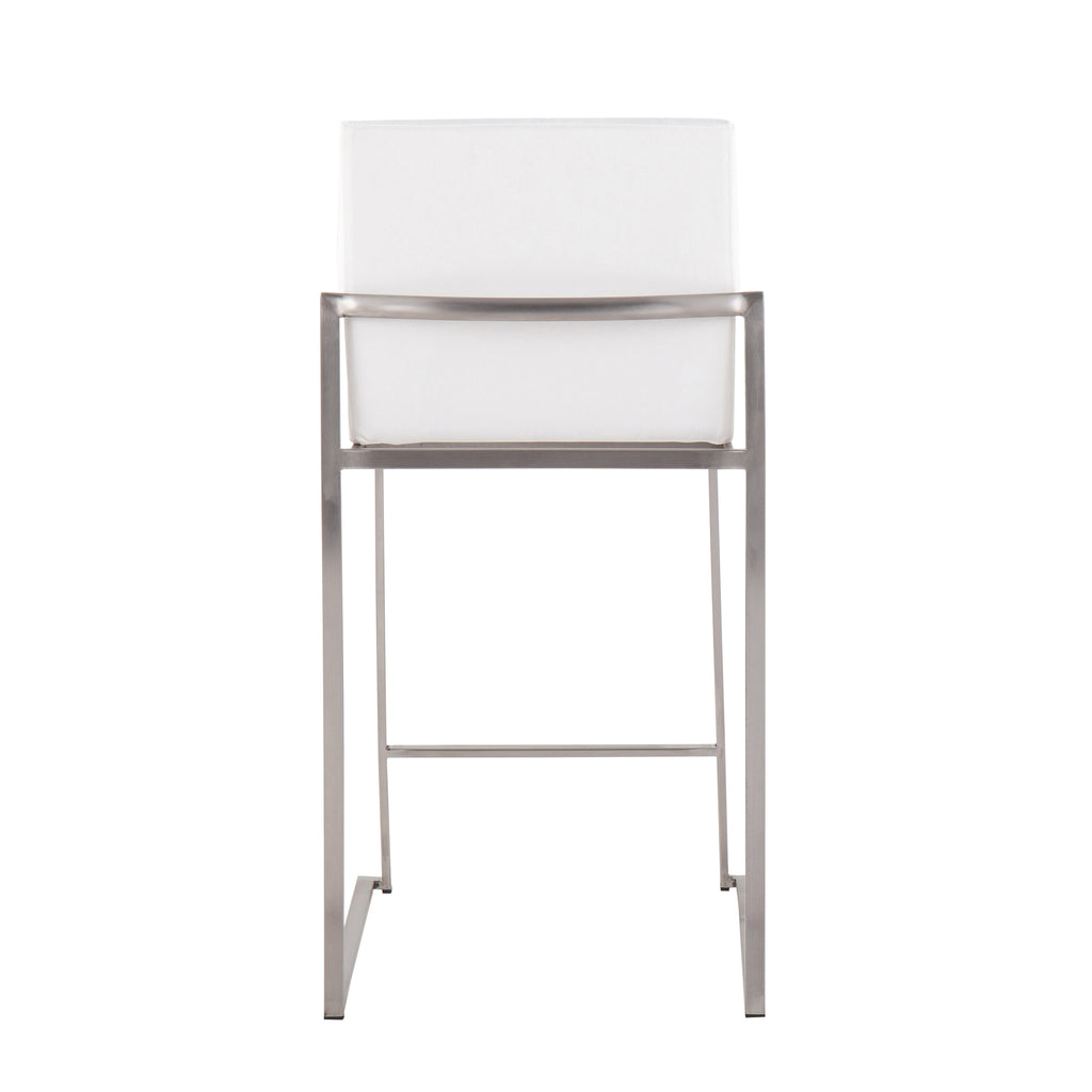 Contemporary High Back Counter Stool