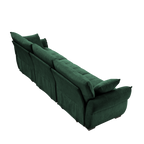 3-Seater Sofa Set with Pillows