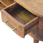 Solid Wood Valenza Curved Media Unit