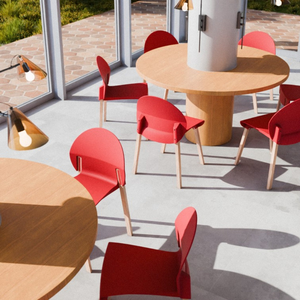 Summer 4-Pack Crimson Chairs