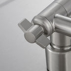 Rain Shower Head With Shower Arm (10 Inch Square, Brushed Nickel)
