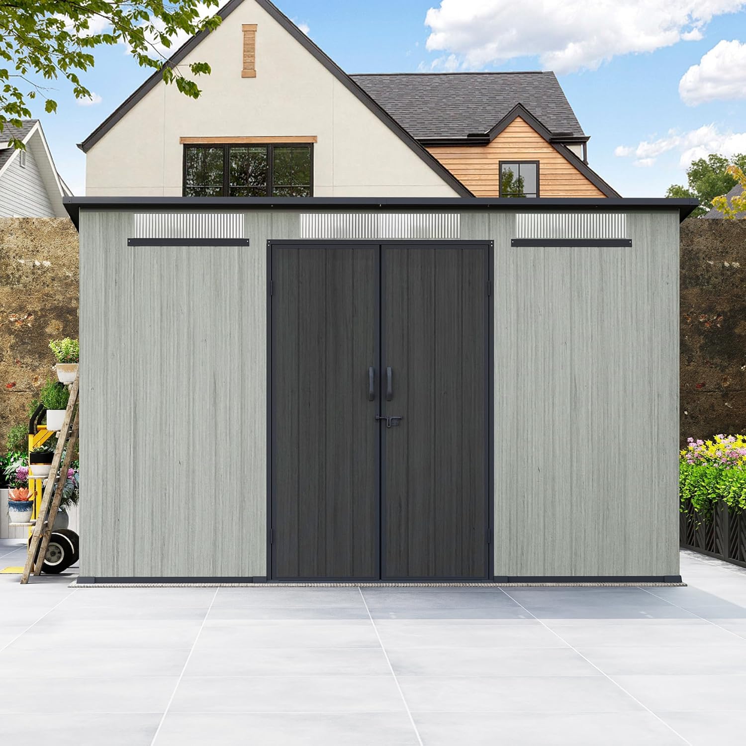 6x11FT Outdoor Resin Storage Shed