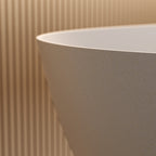 69'' Freestanding Bathtub Resin Stone Soaking Bathtub