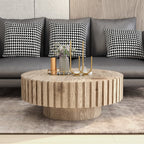 Modern Minimalist Circular Coffee Table 31.4''