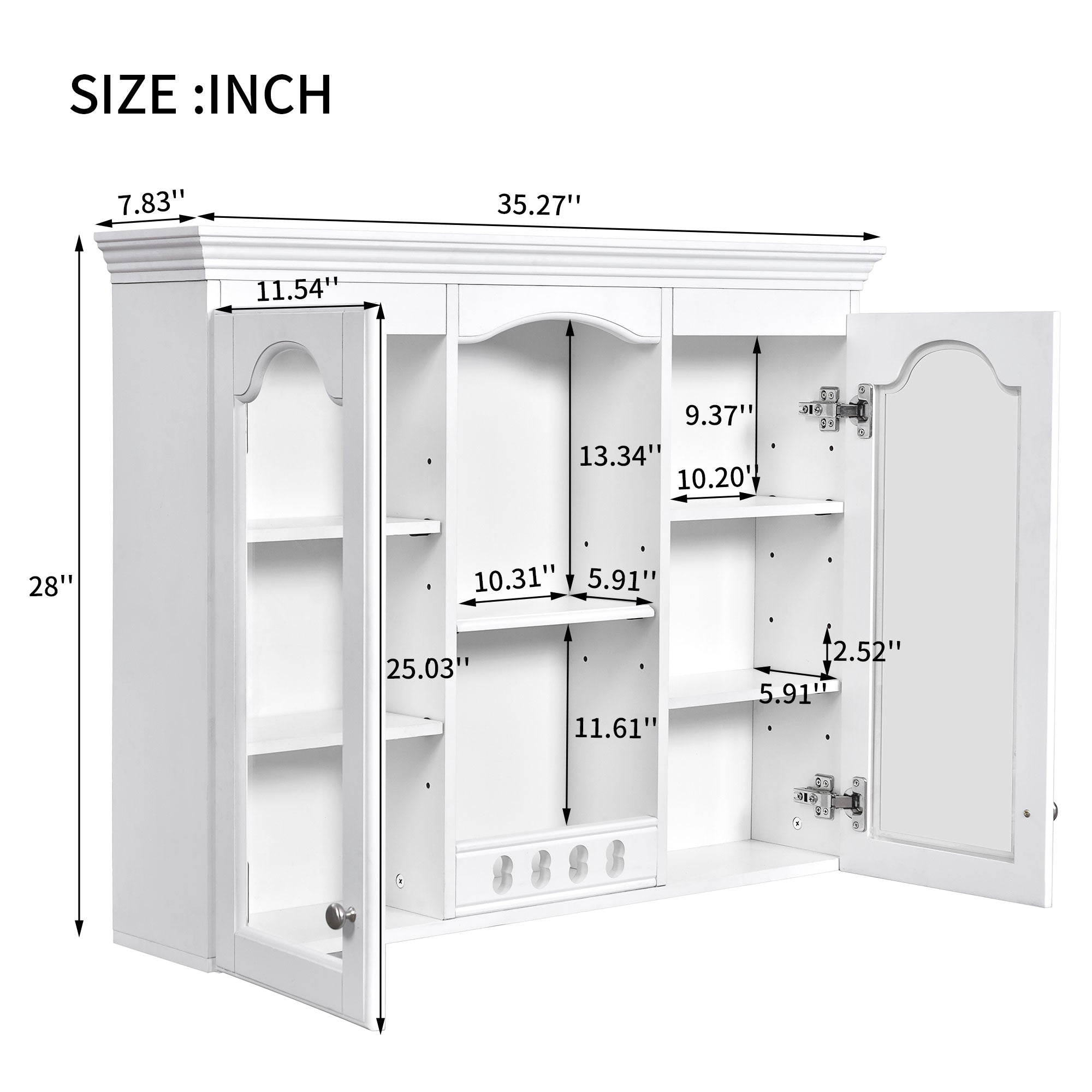 Wall Mounted Medicine Cabinet