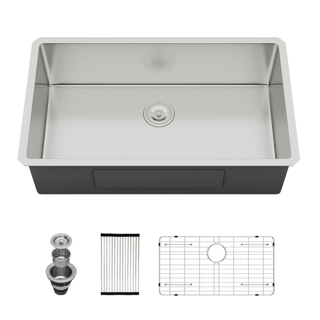 33 Inch Undermount Stainless Steel Kitchen Sink
