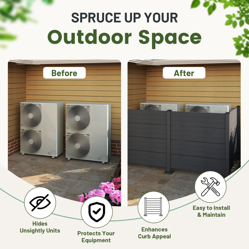 50" W x 49" H Outdoor Privacy Screen