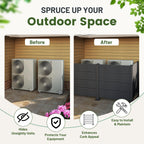 50" W x 49" H Outdoor Privacy Screen