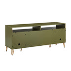 Dumbo 63" Fluted TV Stand in Olive