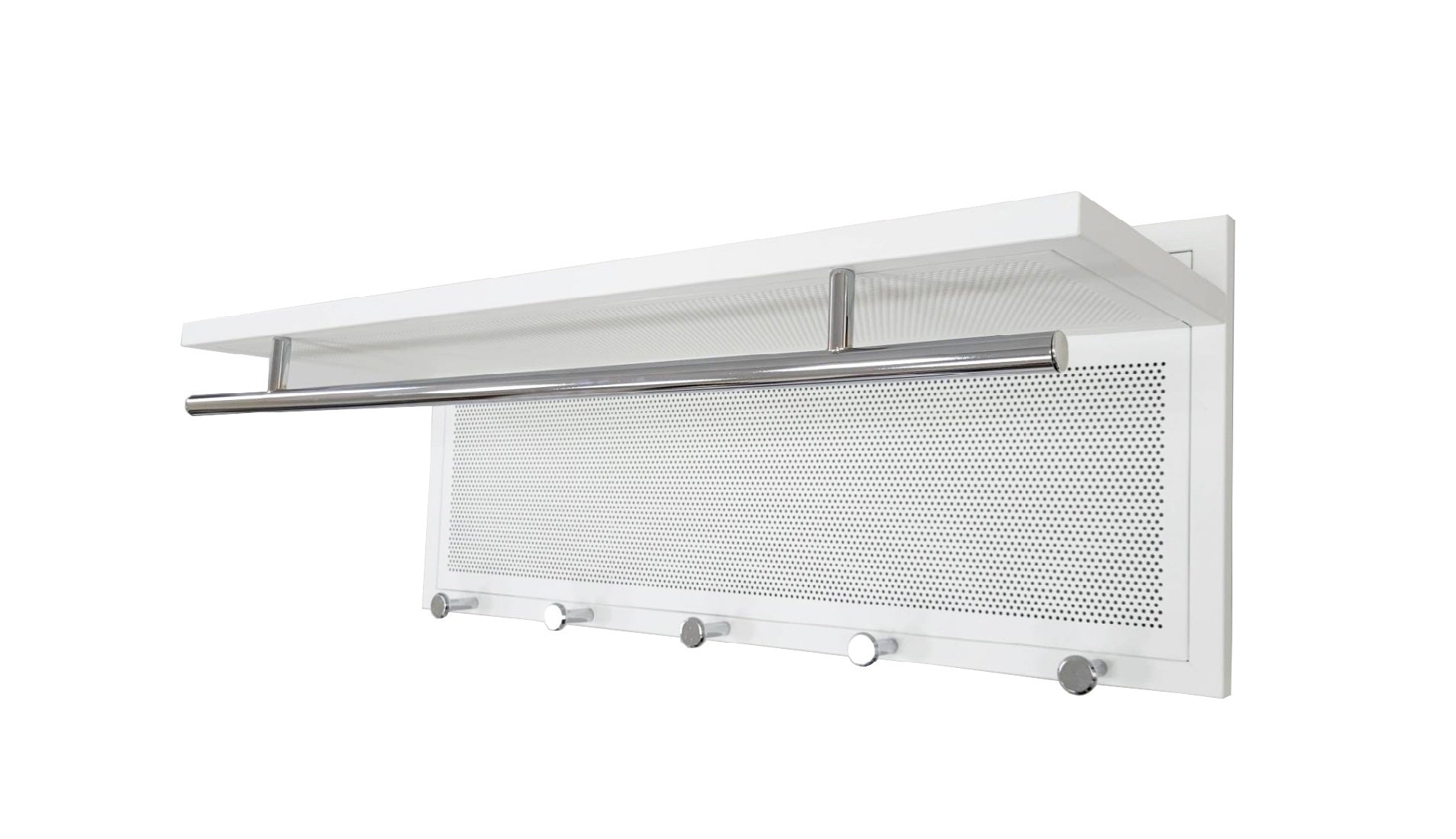 Esyspot Metal Powder Coating Hook Wall Mounted with Shelf