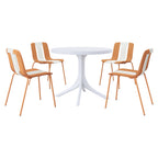 Summer 4-Pack Modern Striped Color Block Chairs