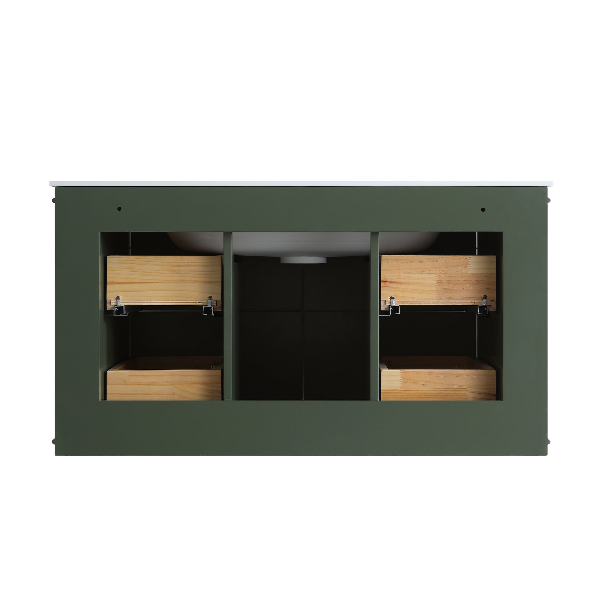 36" Wall Mounted & Floating Single Bathroom Vanity