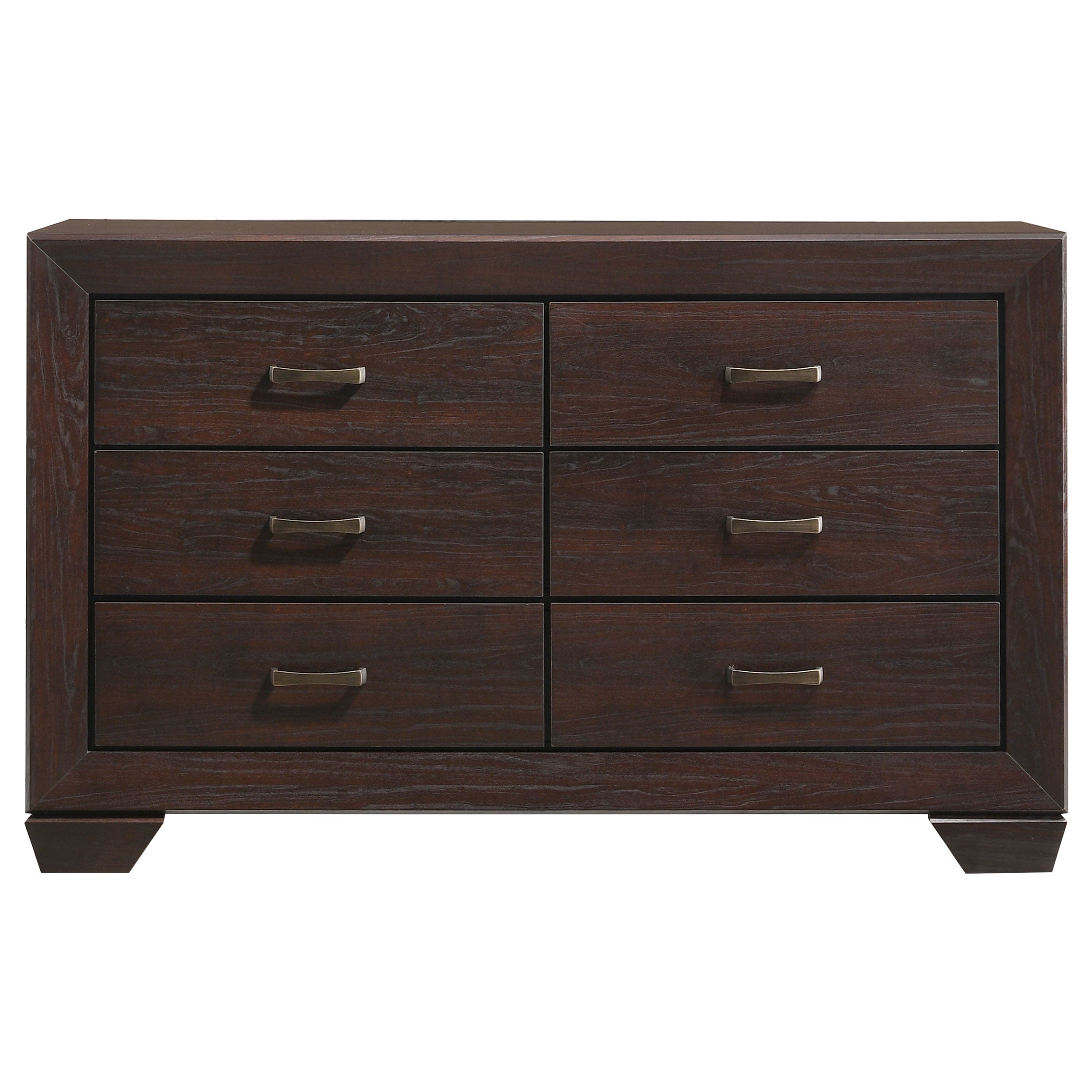 Harrison Dark Cocoa 6-Drawer Dresser
