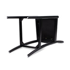 Panama 30.5" Curved Back Cane Rattan Bar Stool, Set of 2, Ebony