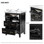 24'' Bathroom Vanity with Ceramic Sink Combo