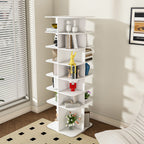 7-Tier Rotating Shoe Rack Tower