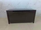 Kids Wooden Toy Box Storage with Safety Hinged Lid for Ages 2+