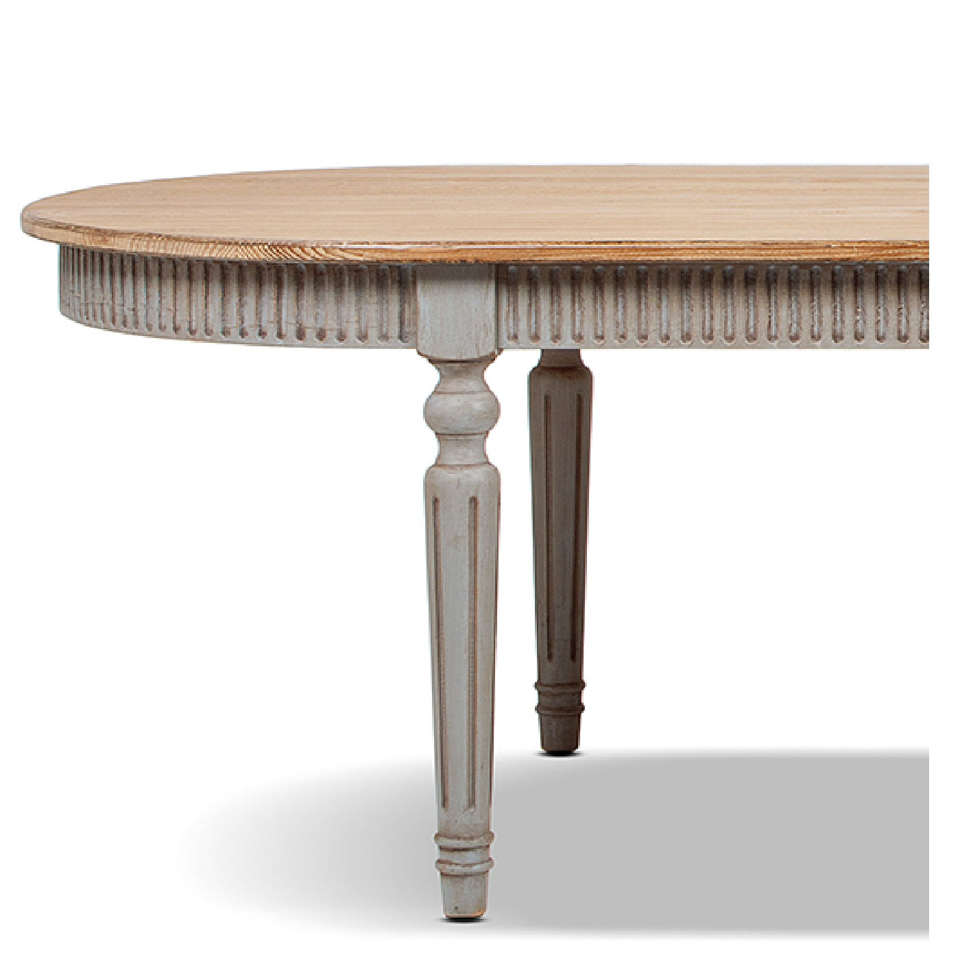 Colette 94" Reclaimed Wood Oval Dining Table
