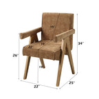 Zoey Chocolate Chenille Seating for Dining