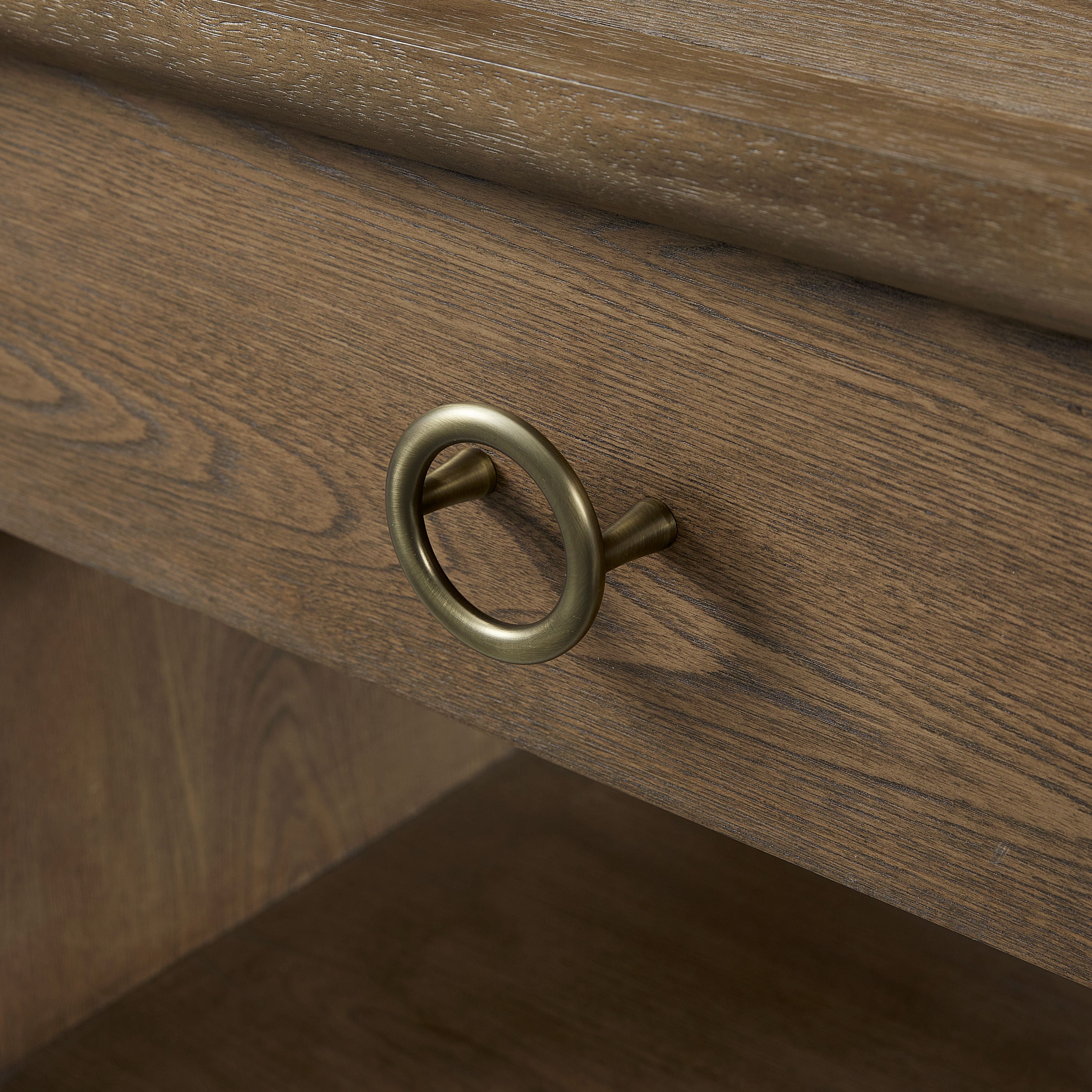 Waterfall End Table - Latte